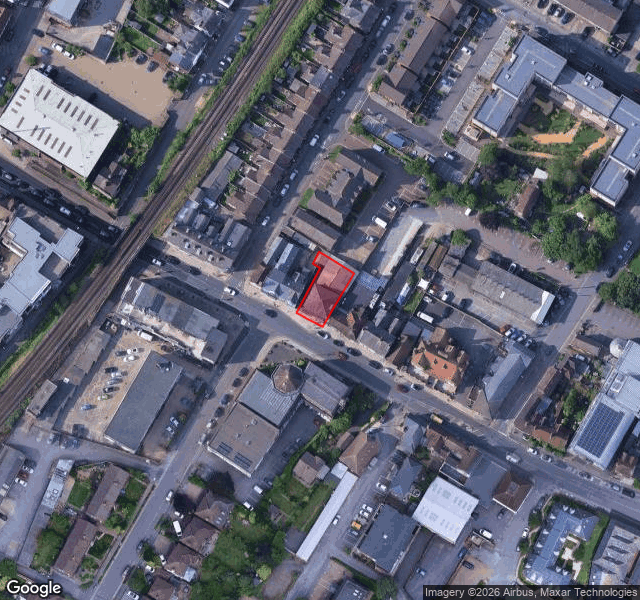 Fire-damaged mixed-use property with reinstatement planning in Horsham town centre