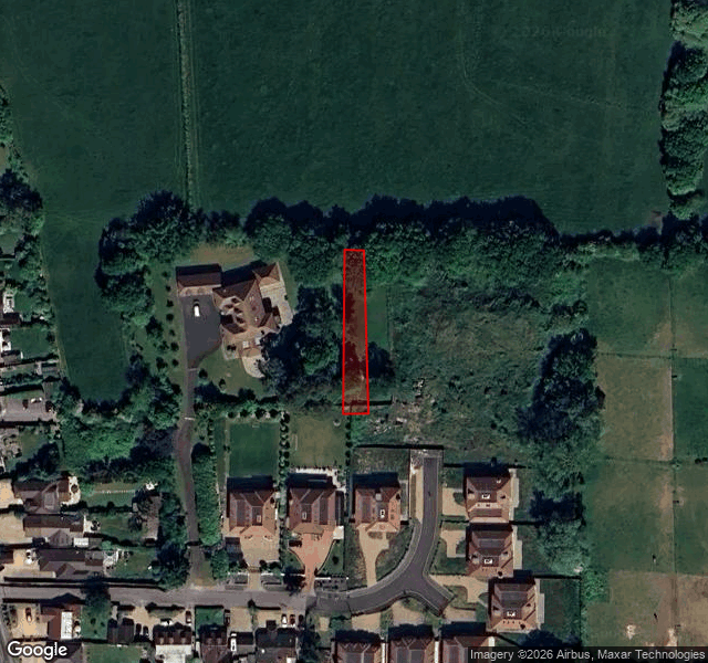 Small residential development land parcel in affluent Berkshire village near Ascot