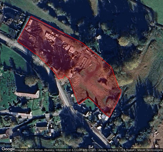 9-unit residential development site with planning permission in rural Powys village